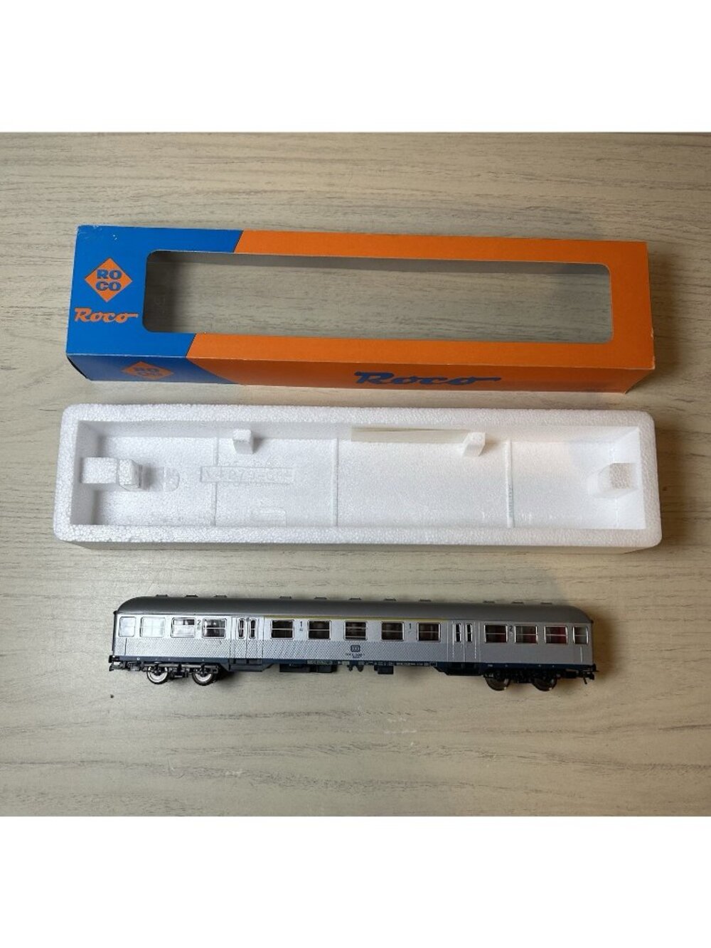 Roco H0 DB 2nd Class Open Coach Box 4266S Train Model With Box Vintage